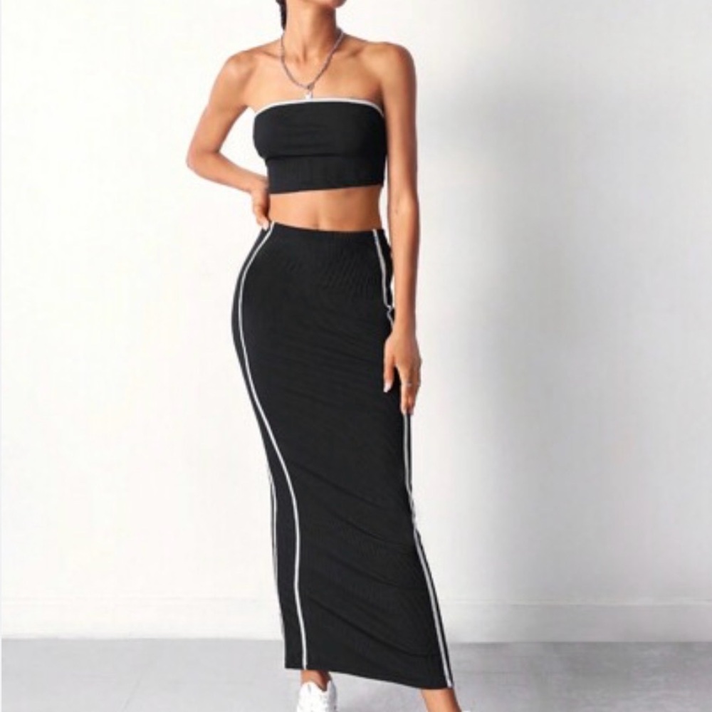 ❤️ SHEIN | Maxi Skirt Set